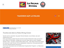 Tablet Screenshot of la-palma-diving.com